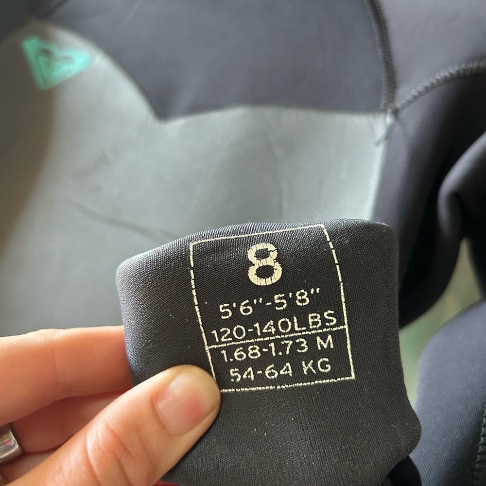 Roxy Black Wetsuit Full Body 4/3 Thickness - Picture 2 of 16